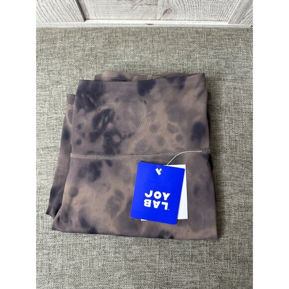 Joylab Womens Small Brown Tie-Dye High-Waisted Bike Shorts with Pocket - Picture 3 of 7